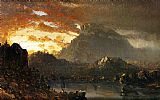 Sunset in the Wilderness with Approaching Storm by Sanford Robinson Gifford
